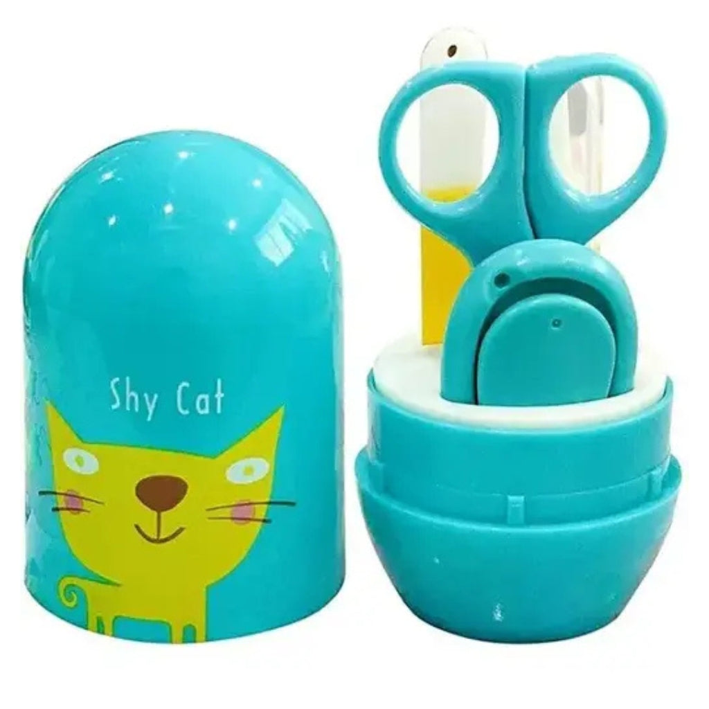 Baby Grooming Kit - Aqua Green Cat