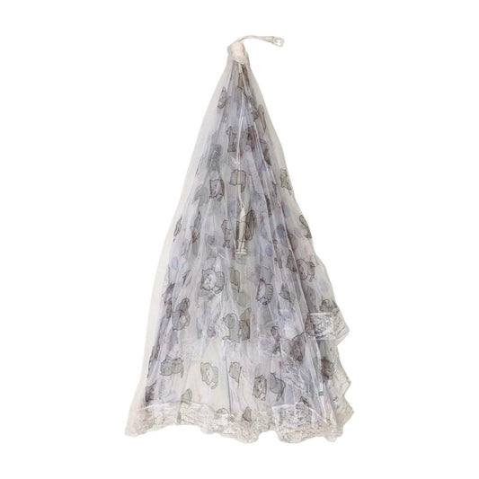 Printed Baby Mosquito Net - Grey