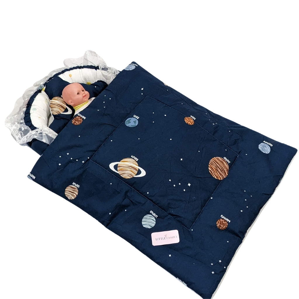 Galaxy Theme Baby 9-PC's Bedding Set