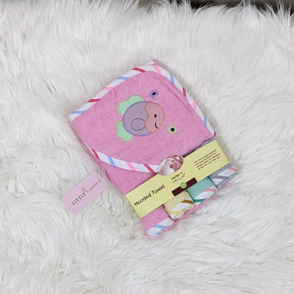 Carter’s Hooded Baby Bath Towel – Soft & Absorbent