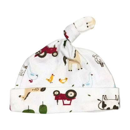 Hudson Baby 3-Pack Knot Top Hats – Soft Cotton for Newborns