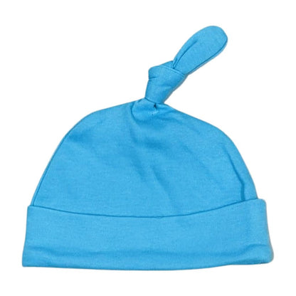 Hudson Baby 3-Pack Knot Top Hats – Soft Cotton for Newborns