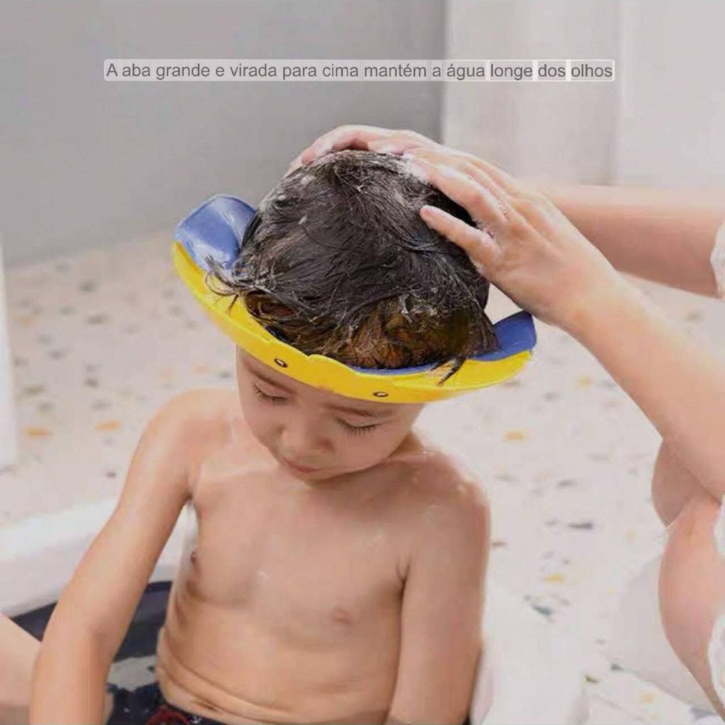 Adjustable Baby Shower Cap – Tear-Free Bath Shield