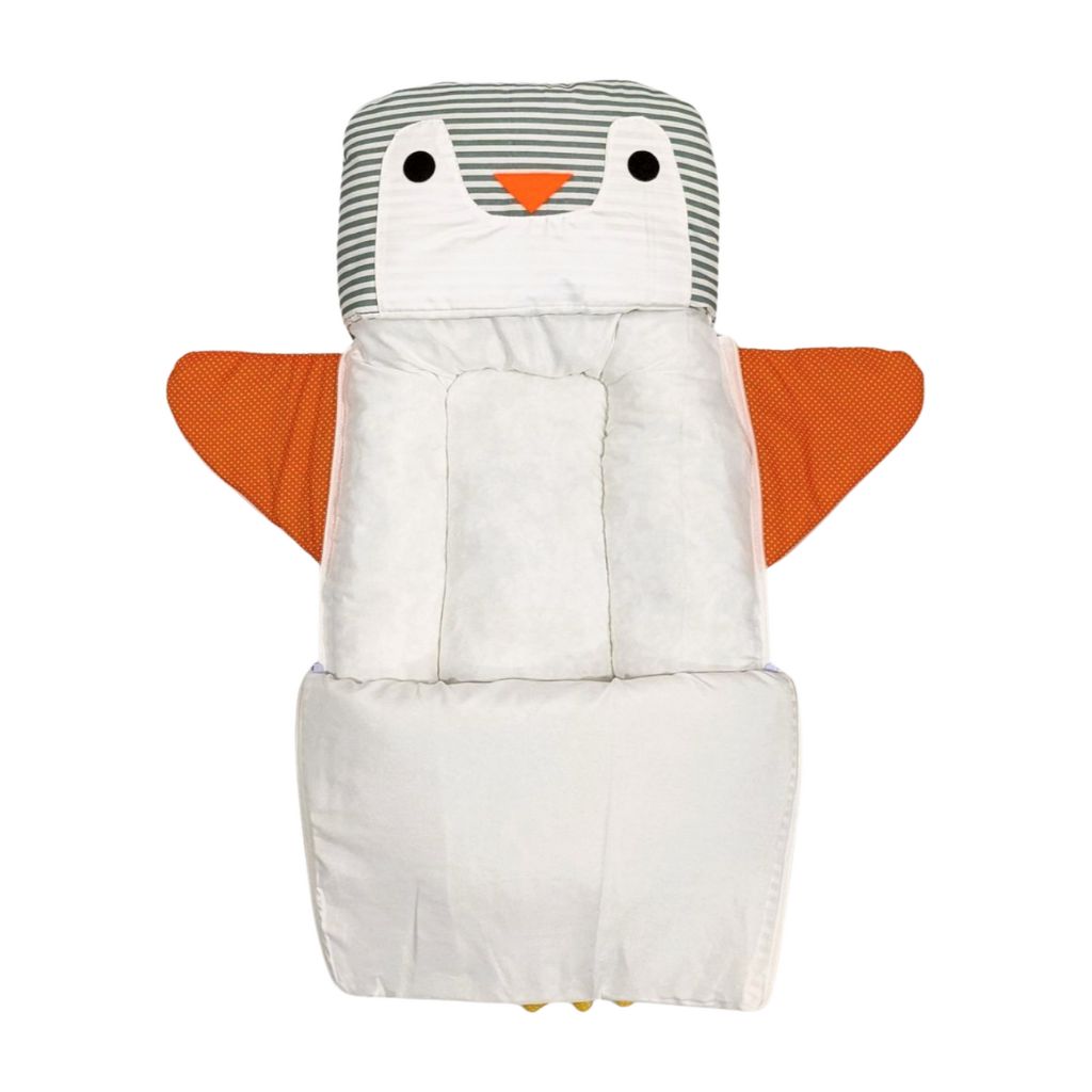 Penguine Sleeping Carry Nest - Grey