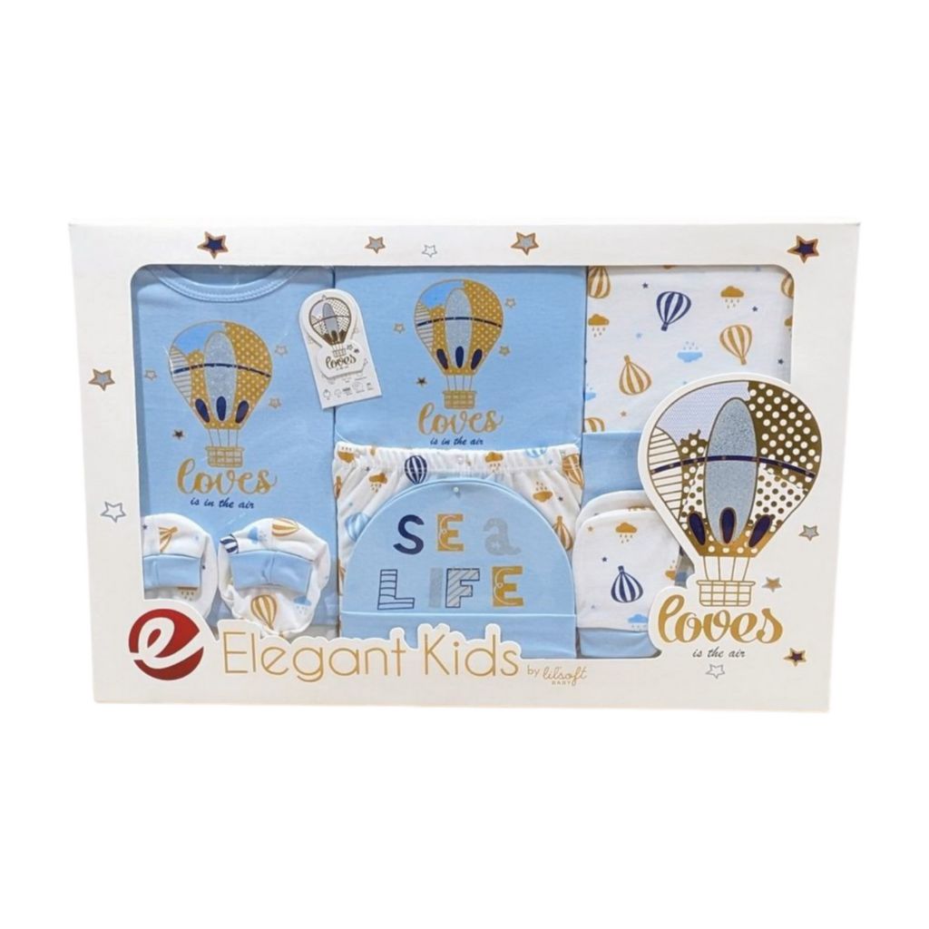 Elegant Kids – 10-Piece Newborn Gift Set “Love Is in the Air” Edition