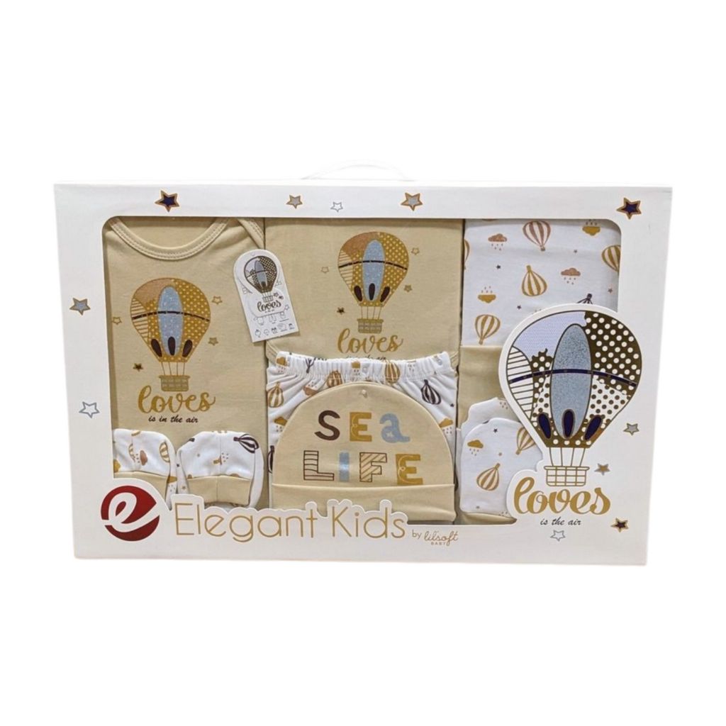 Elegant Kids – 10-Piece Newborn Gift Set “Love Is in the Air” Edition