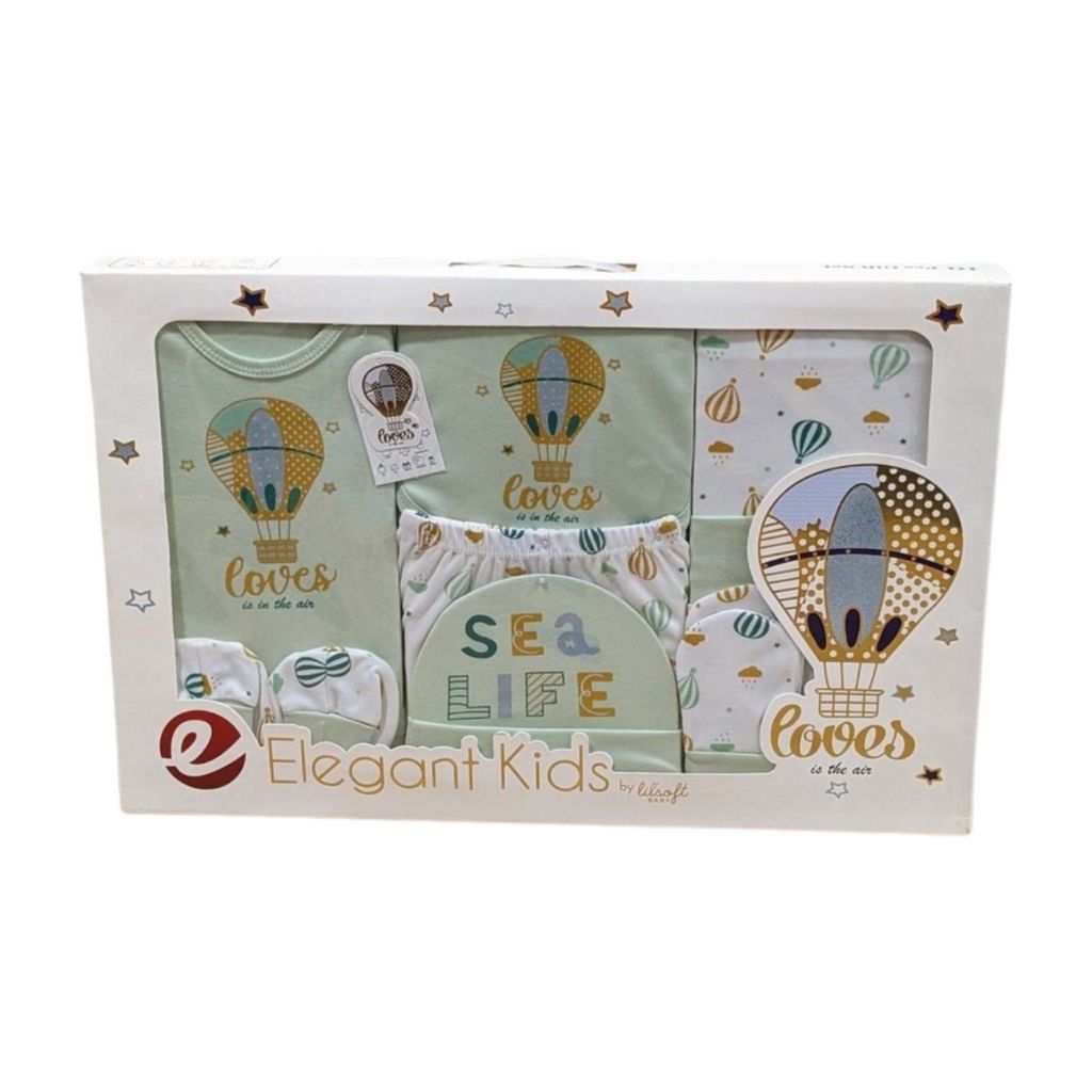 Elegant Kids – 10-Piece Newborn Gift Set “Love Is in the Air” Edition