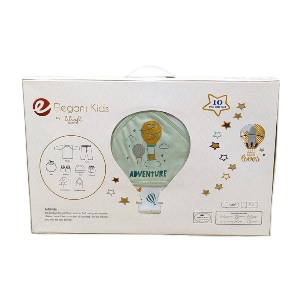 Elegant Kids – 10-Piece Newborn Gift Set “Love Is in the Air” Edition