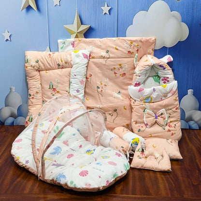 Unicorn Castle Baby Bedding Set - 8 Pieces (Large)
