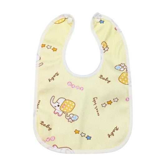 Yellow Elephant Waterproof Baby Bib