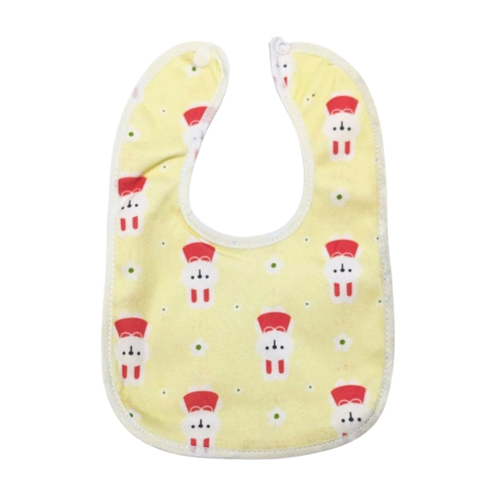 Yellow - Red Rabbit Waterproof Baby Bib