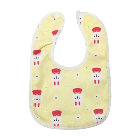 Yellow - Red Rabbit Waterproof Baby Bib