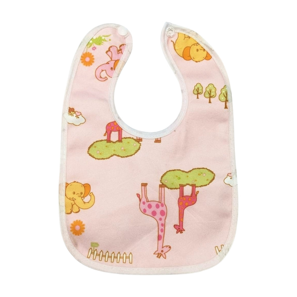 Pink Jungle  Waterproof Baby Bib