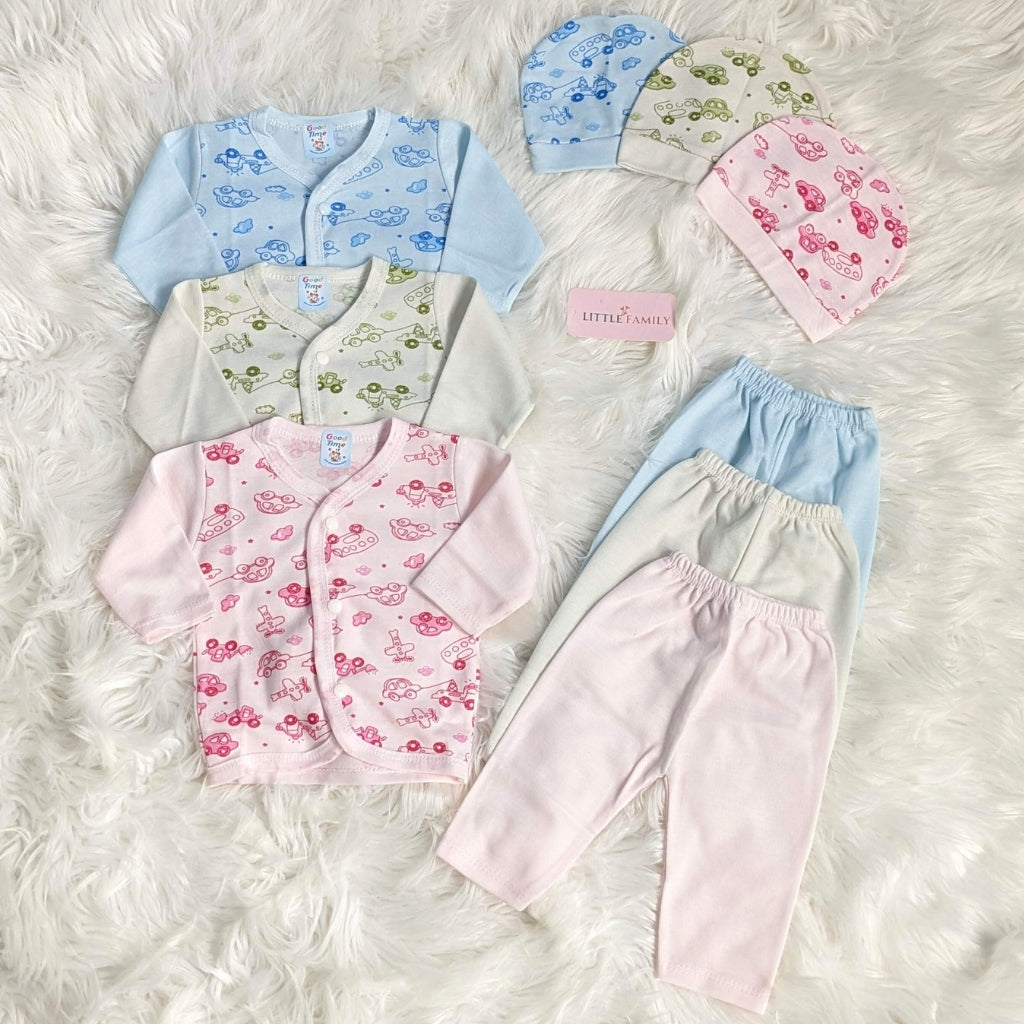 Little Sky Dreamers – 3-Piece Newborn Outfit Set