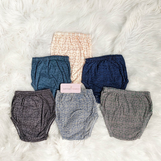 6-Pack Soft Cotton Baby Nappies – Breathable & Reusable