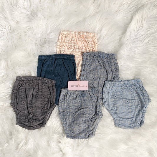 6-Pack Soft Cotton Baby Nappies – Breathable & Reusable