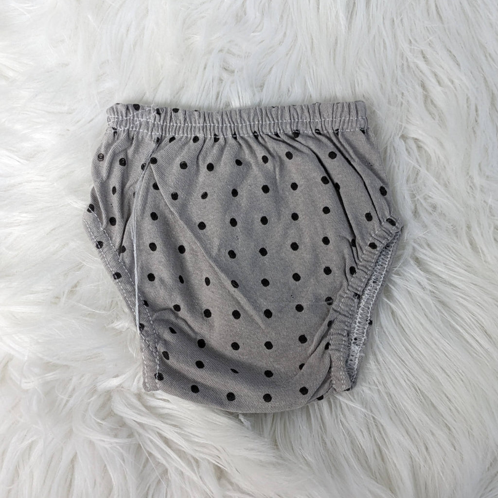 Reusable Cotton Baby Nappie – Lite Grey