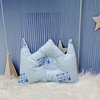 Velvet Newborn Carry Nest – Blue | “Welcome to the World” Edition