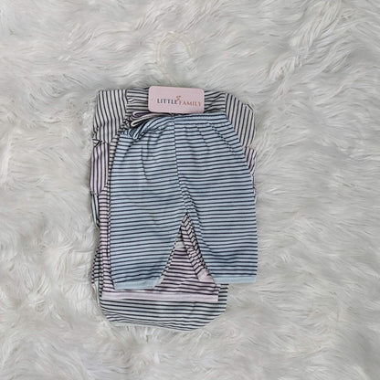 “Classic Stripes” Newborn Outfit Set – 3-Piece Pack