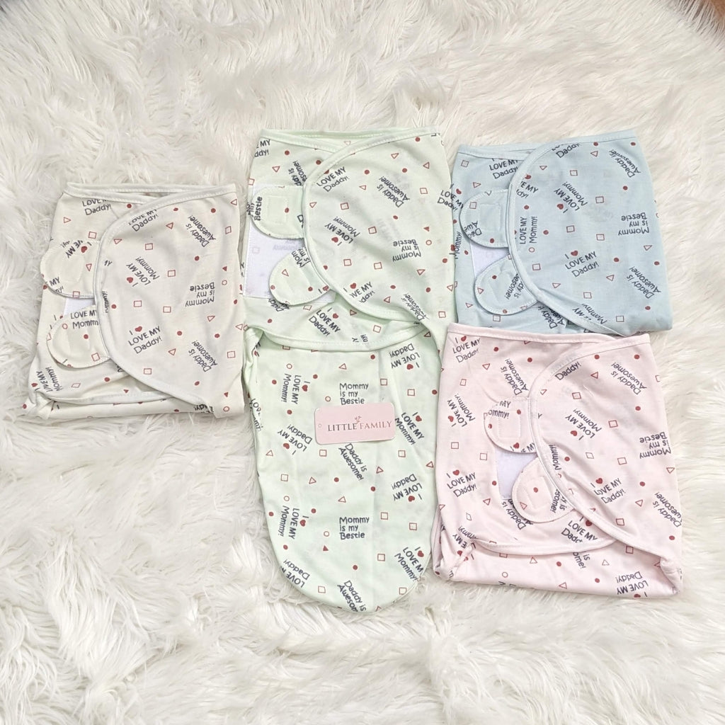 "I Love My Parents" Baby Swaddle