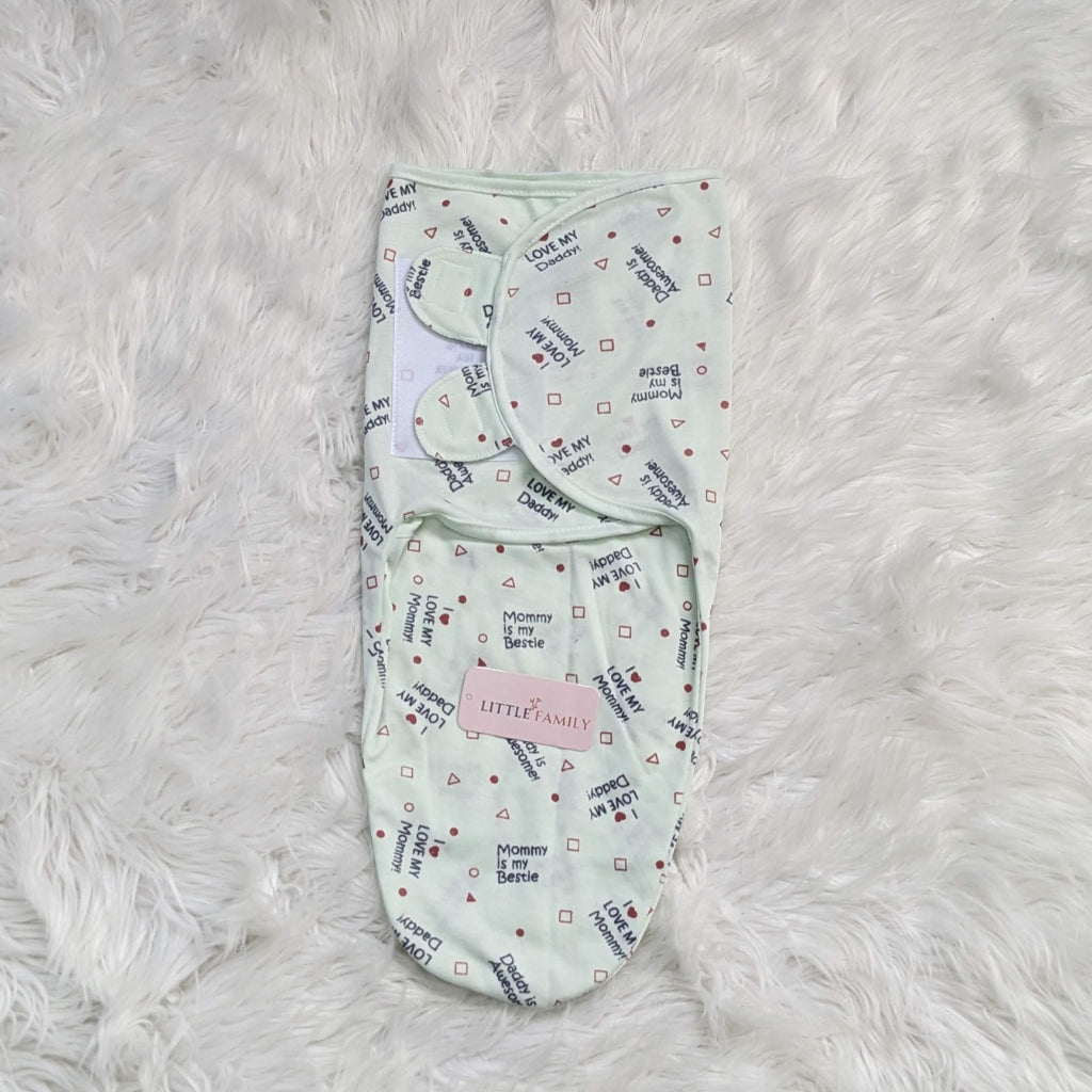 "I Love My Parents" Baby Swaddle