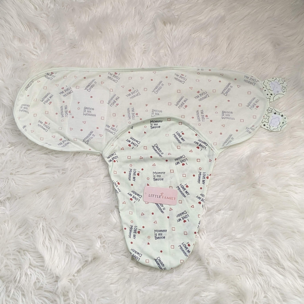 "I Love My Parents" Baby Swaddle