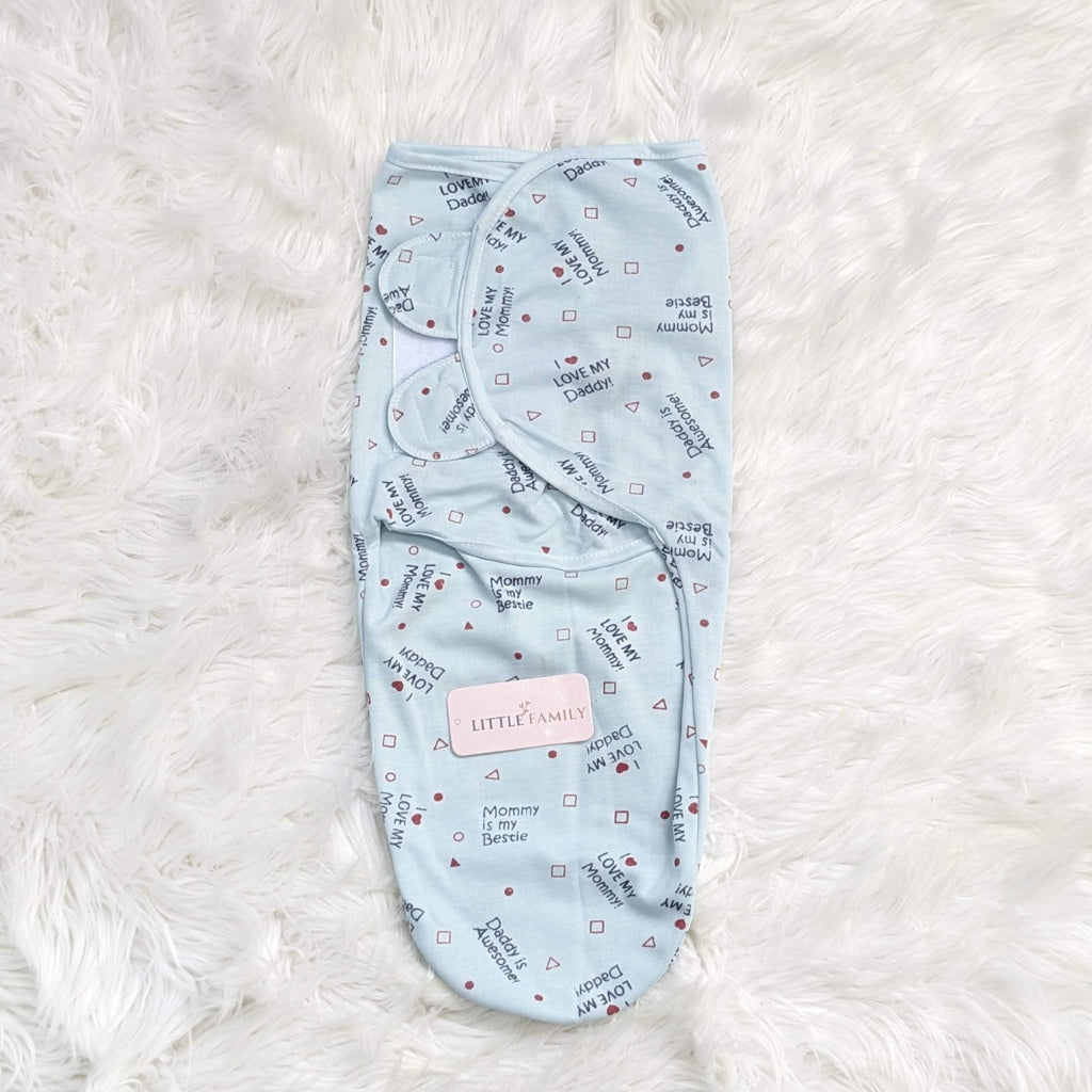 "I Love My Parents" Baby Swaddle