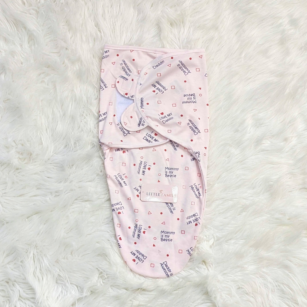 "I Love My Parents" Baby Swaddle