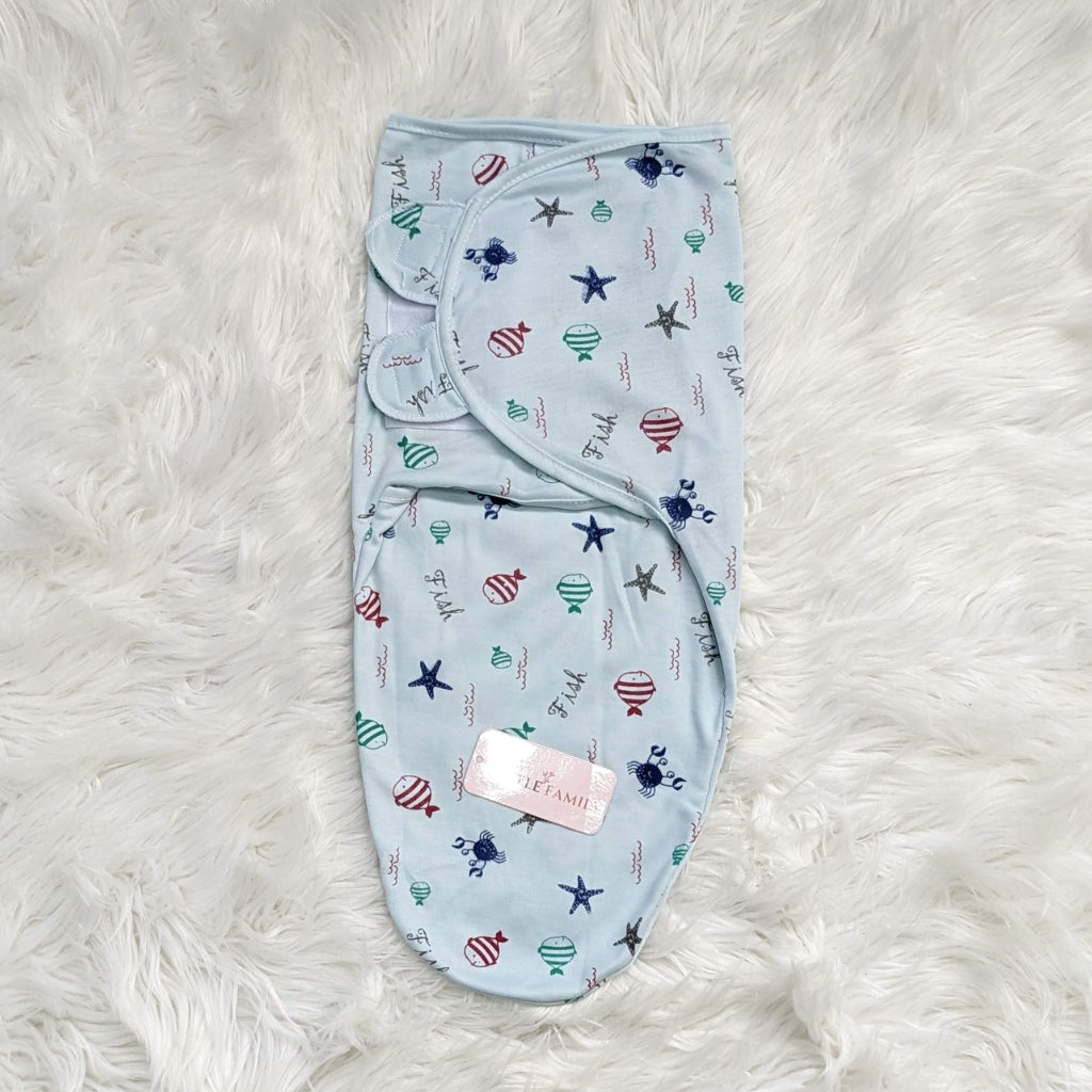 Starfish & Hot Air Balloon Baby Swaddle