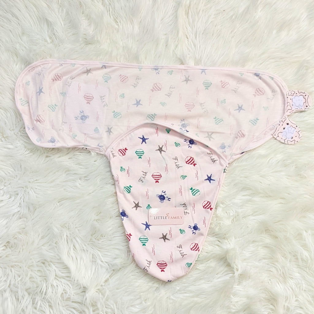 Starfish & Hot Air Balloon Baby Swaddle