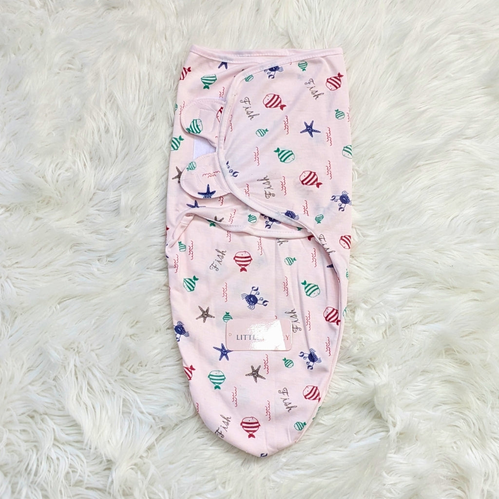Starfish & Hot Air Balloon Baby Swaddle