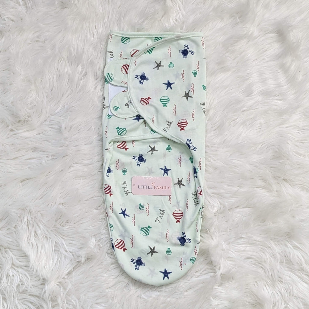 Starfish & Hot Air Balloon Baby Swaddle