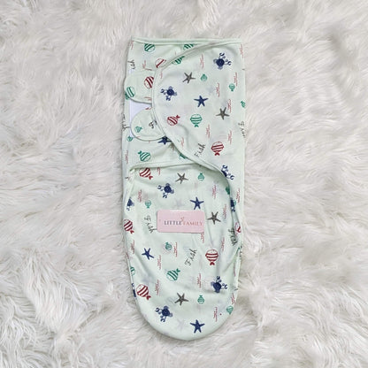 Starfish & Hot Air Balloon Baby Swaddle