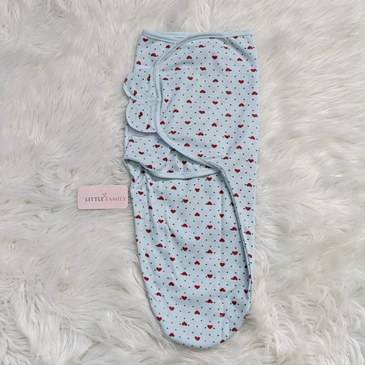Dotted Heart Baby Swaddle