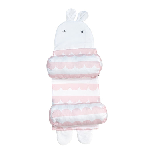 Soft White Pink Baby Head Shaping Pillow – Ergonomic Support