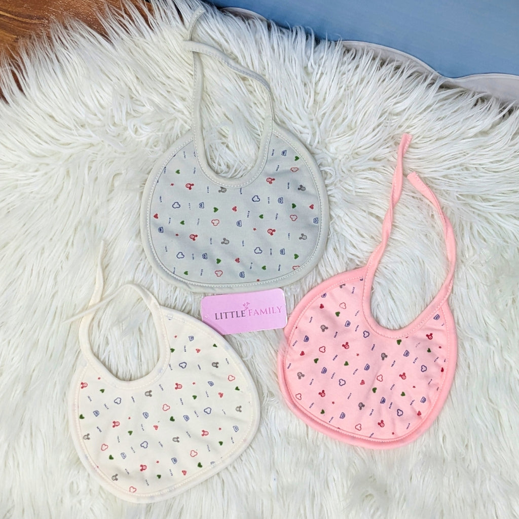 Pack of 3 Baby Bibs Set - Mickey