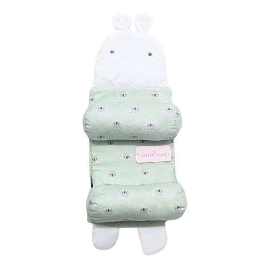 Mint Green Bear Baby Head Shaping Pillow – Ergonomic Support