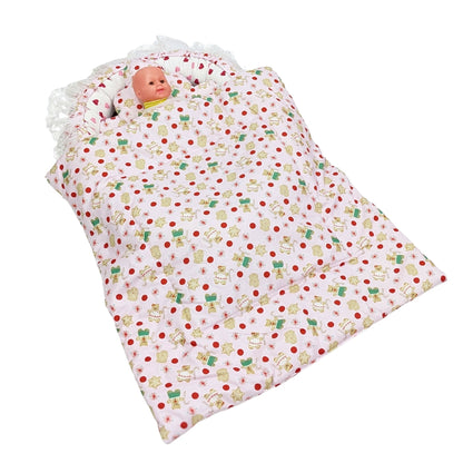 Rosey Heart Baby Bedding Set - 9 Pieces