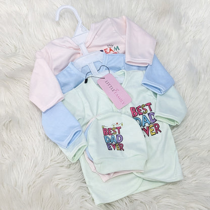 Newborn 3-Piece Cotton Outfit Set – Soft & Breathable