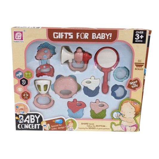 Baby Conceit Sensory Rattle & Teether Set