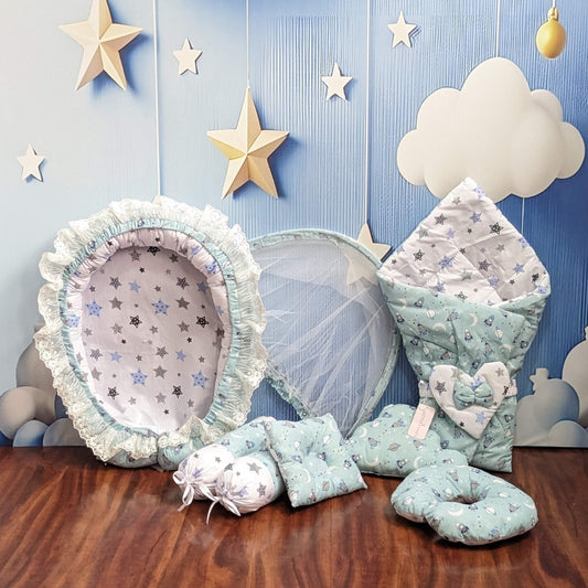 Space Explorer Baby Bedding Set - 9 Pieces