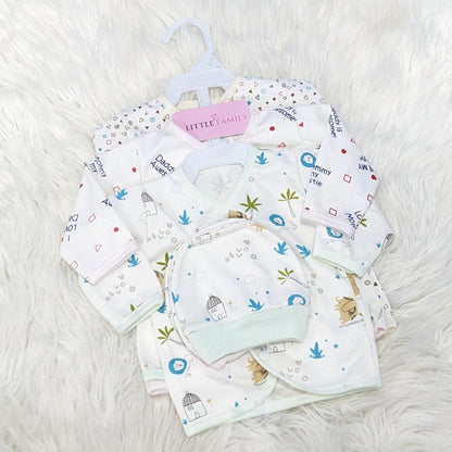 Newborn 3-Piece Cotton Outfit Set – Soft & Breathable