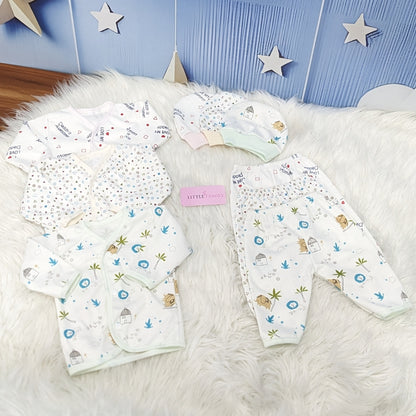 Newborn 3-Piece Cotton Outfit Set – Soft & Breathable
