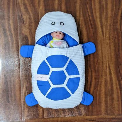 Turtle Snuggle Baby Carry Nest – Blue