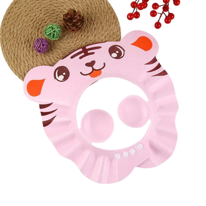 Silicone Baby Shower Cap | Kitty Theme