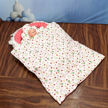 Rosey Dreams Baby Bedding Set - 9 Pieces