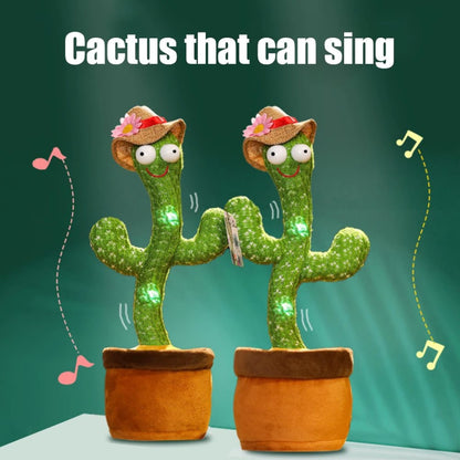 Groovy Cactus Plush Toy – Singing, Dancing & Voice-Repeat Fun