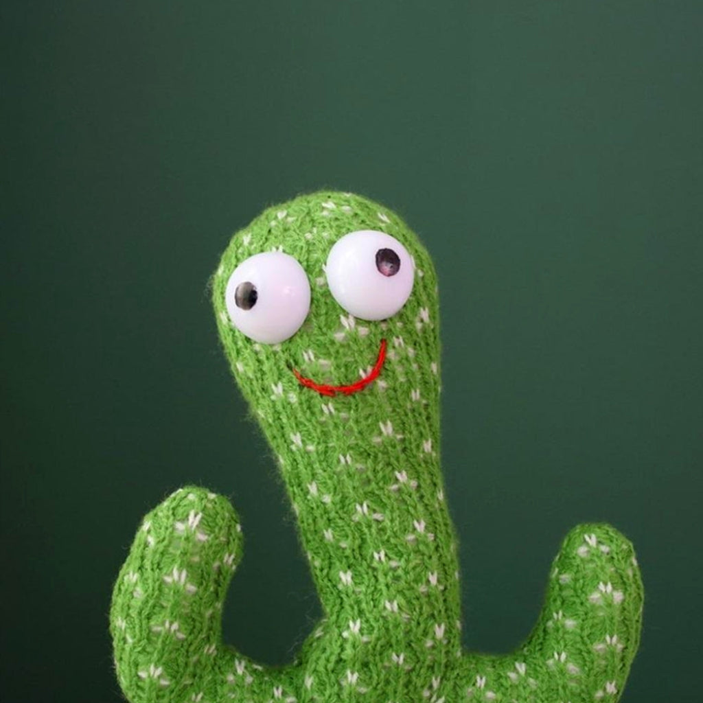 Groovy Cactus Plush Toy – Singing, Dancing & Voice-Repeat Fun
