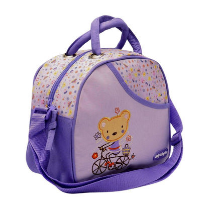 Purple Bear Compact Diaper Bag – Durable & On-the-Go Ready