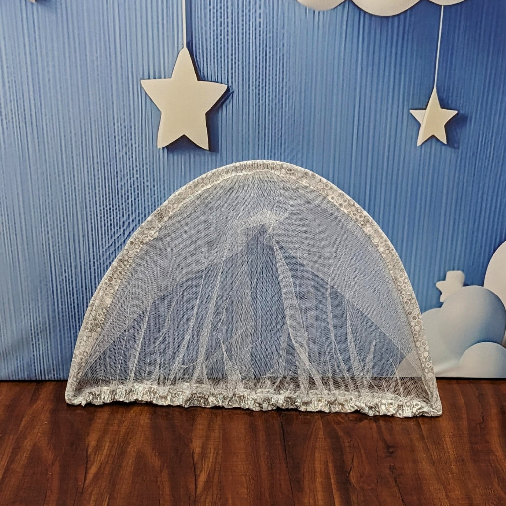 Silver Grey Bubbles Baby Bedding Set - 9 Pieces